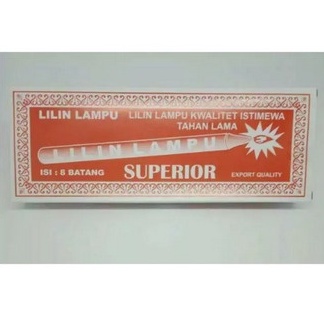 LILIN MATI LAMPU LILIN PUTIH POLOS PERSIAPAN MATI LAMPU 1 PAK