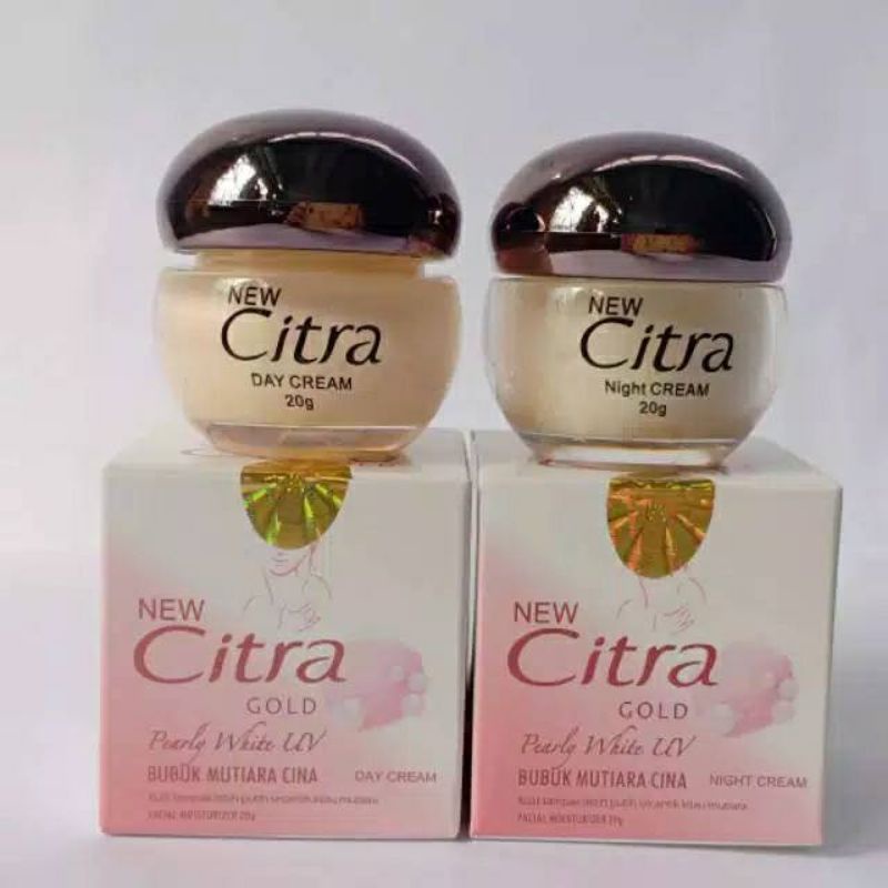 Medan Termurah Siang &amp; Malam Citra cream gold pearly