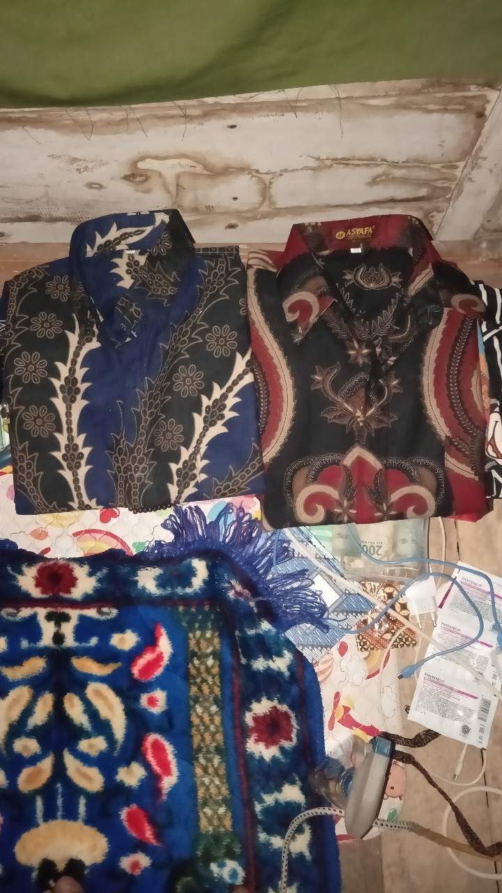 Baju Batik Pria Slimfit Big Size M L Xl Xxl Atasan Kemeja Batik Lengan Panjang Original