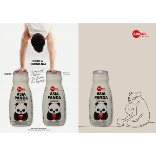 Asia Panda Susu Steril 200ml | Sterile Milk UHT not Bear Brand