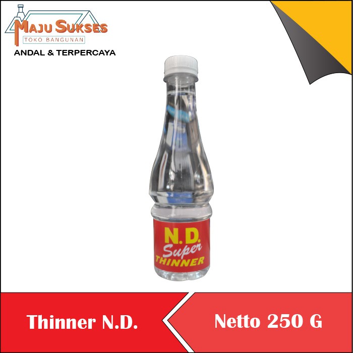 Thinner Tinner ND Botol Plastik botol aqua