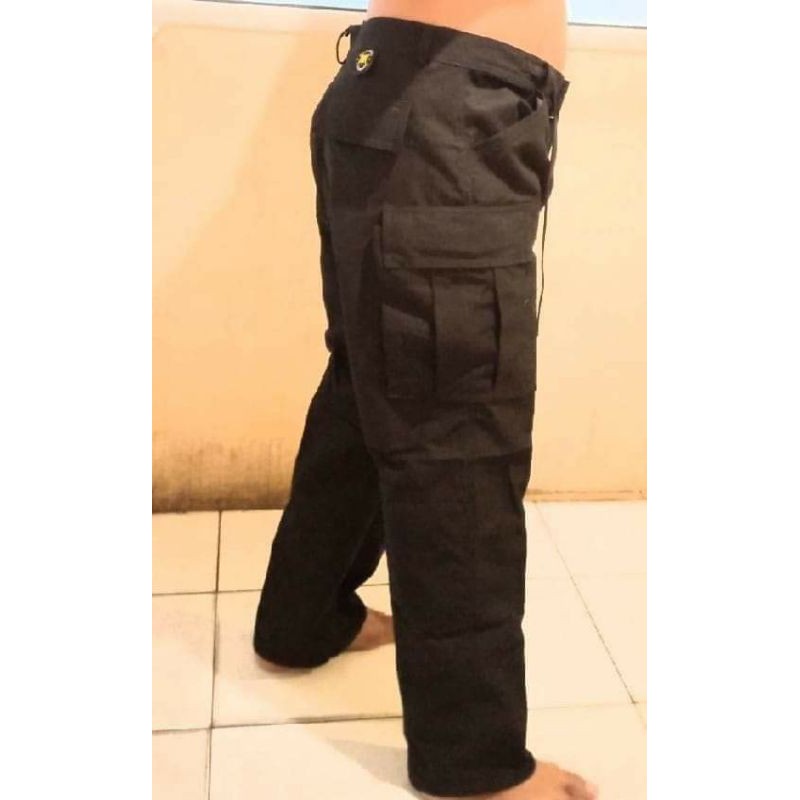 celana Alpina panjang polos (cargo) kanvas