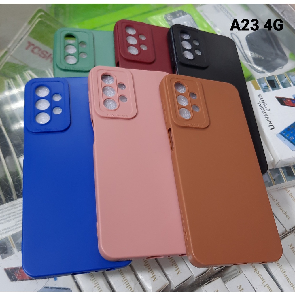 CASE PRO CAMERA SAMSUNG A23 4G SILIKON SOFTCASE MACARON  SAMSUNG A03 A13 4G A33 MURAH MERIAH