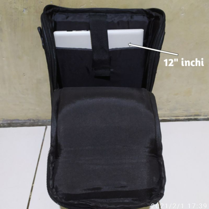 Tas ransel  dan selempang laptop 12&quot;inchi polo ALF 01199