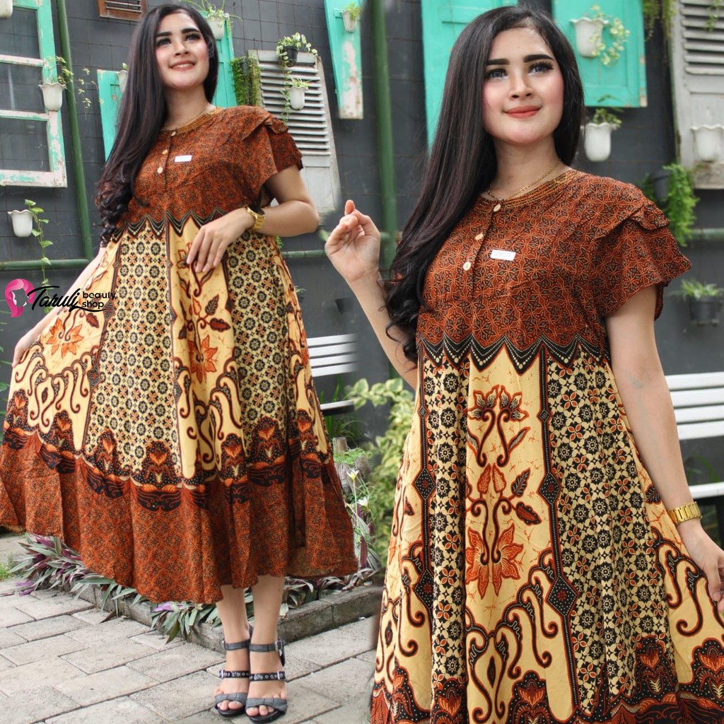 BAJU WANITA PREMIUM ? DASTER PAYUNG SHOGAN / BATIK SHOGAN/ BAHAN KAIN SANTUNG PREMIUM TS0426