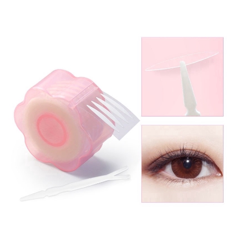 360 Stickers Plum Shaped Silk Gauze Reel Double Eyelid Stickers