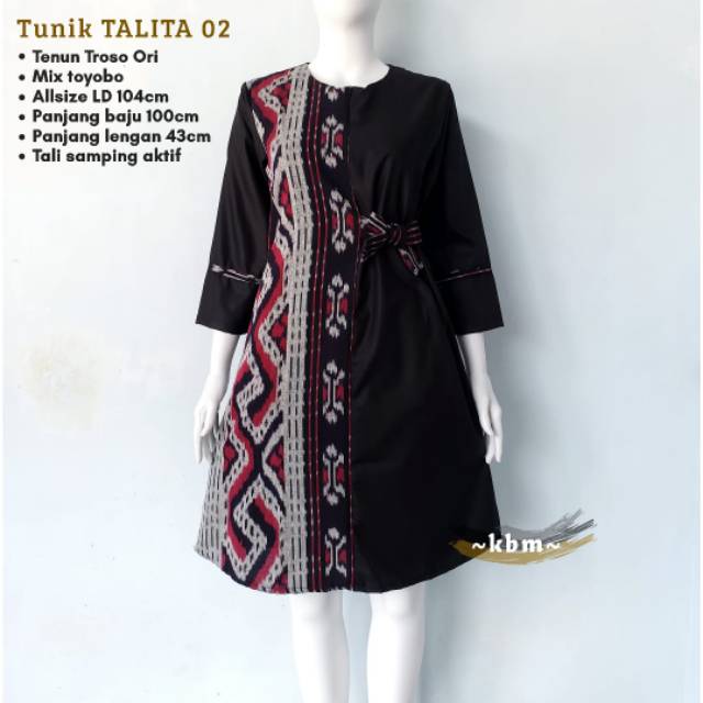 Tunik talita tenun troso mix toyobo  best