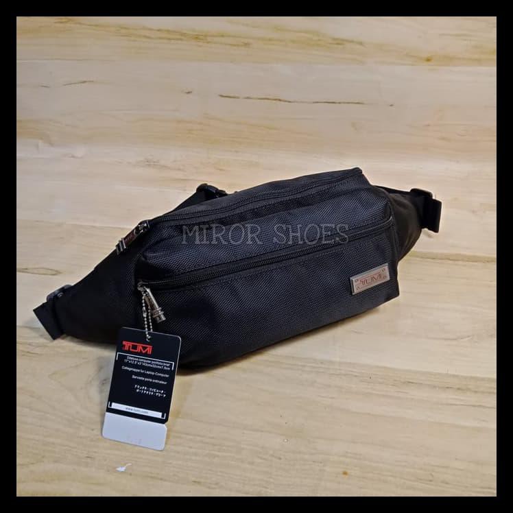 [BISA BAYAR DI TEMPAT] TAS PINGGANG PRIA WAISTBAG TUMI HITAM KANVAS SUPER PROMOKode 1118