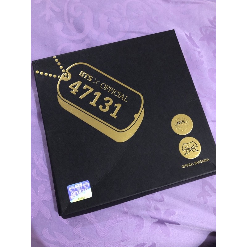 BTS 1st muster official bandana - BTS X OFFICIAL 47131 -BTS official muster bandana