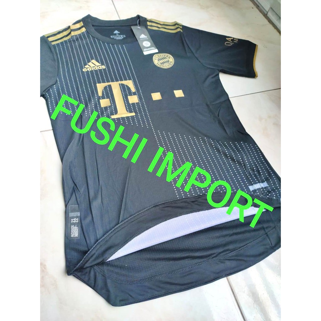 HQ PLAYER ISSUE HEAT RDY - JERSEY BOLA MUNCHEN AWAY 2021-2022 HQ HEAT-RDY IMPORT