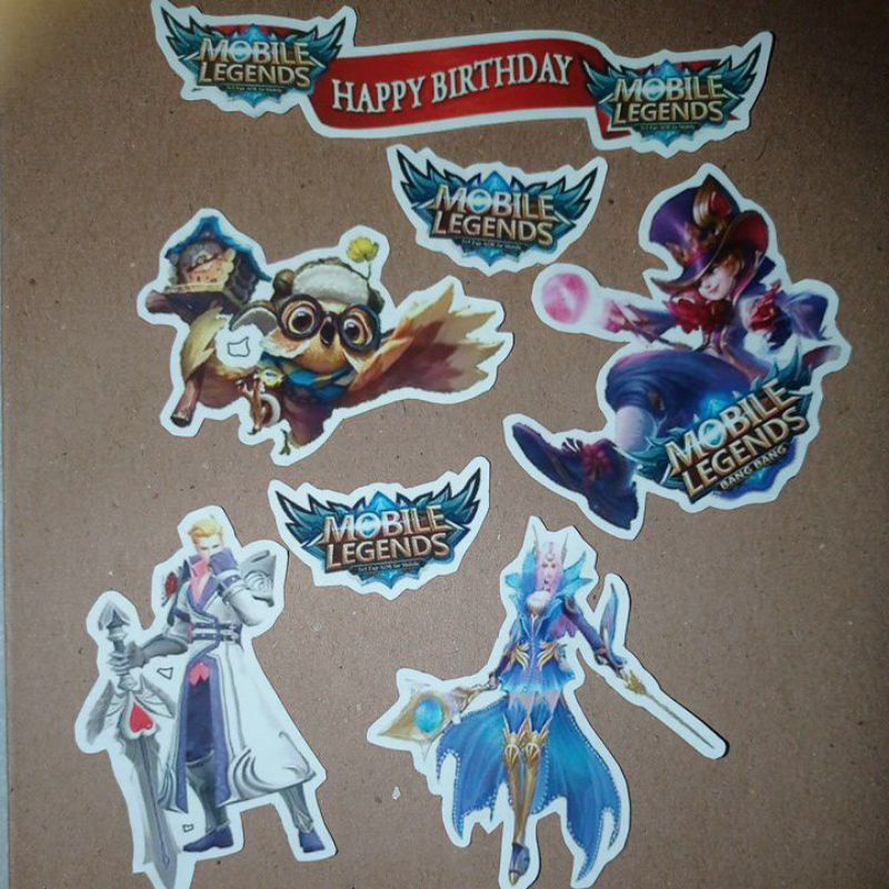 cake topper mobile legends