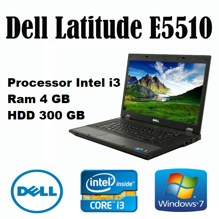 Promo Super Murah Laptop DELL D620/D630 / E5420 / E5430 / E5510 RAM 4GB  HDD 320GB