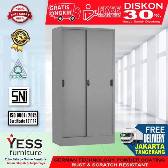 

File-Box- Filling Cabinet Almari Sliding Plat Vip V - 603 -Box-File.