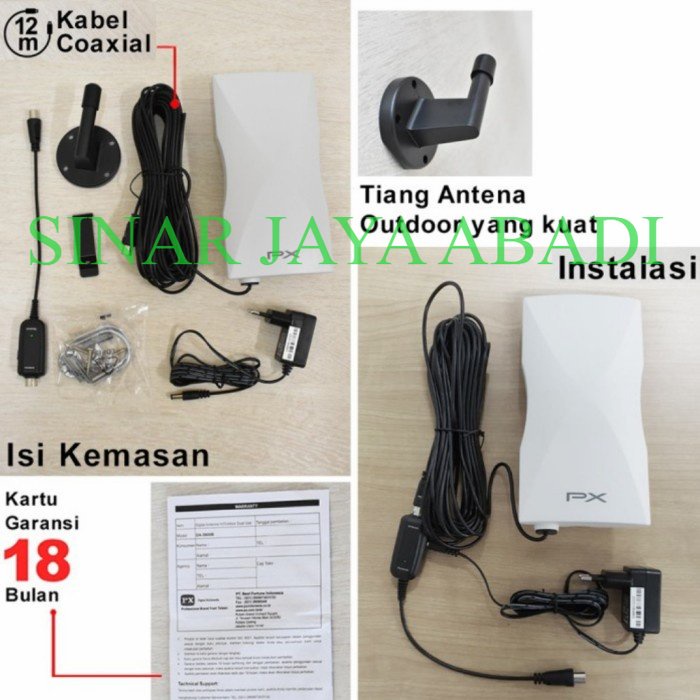 promo PX ANTENA DIGITAL DA5900 COCOK UNTUK SET TOP BOX STB