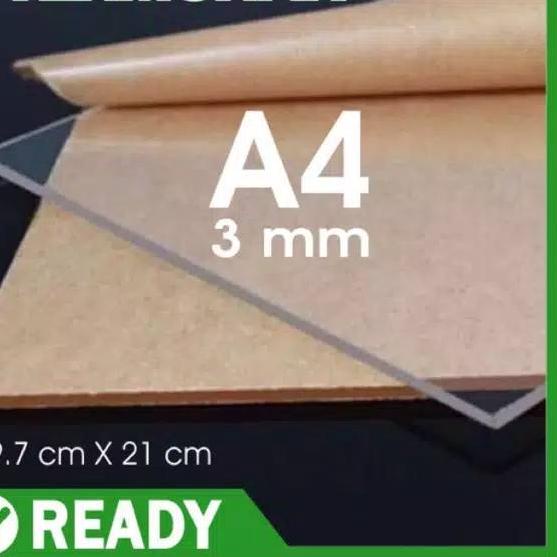 

옷 Akrilik Lembaran 3mm bening Ukuran A4 Berkualitas