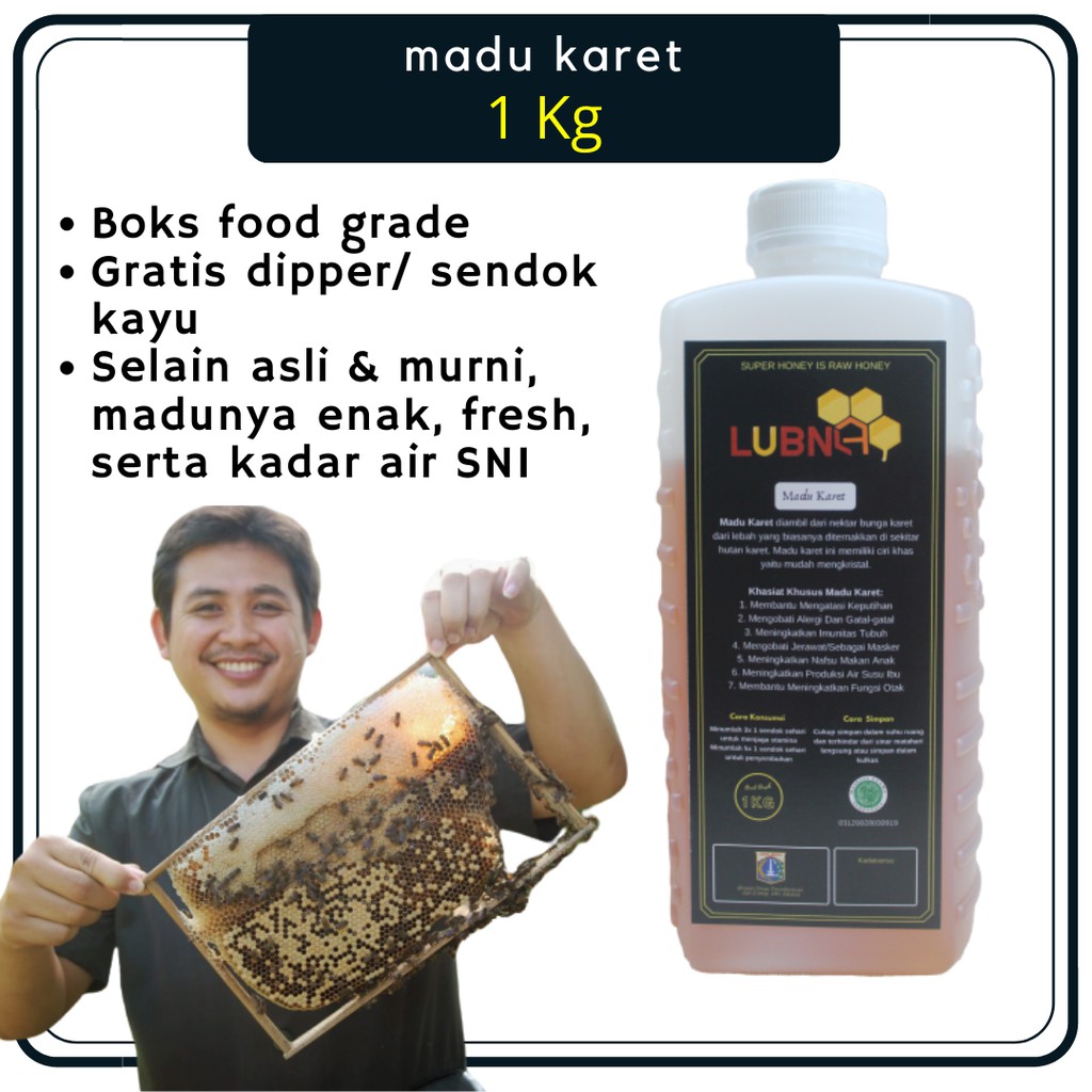 

MADU MURNI ASLI KARET 1 KG