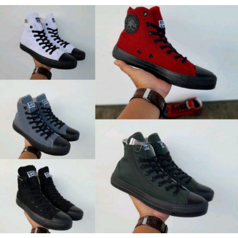 Sepatu high boot