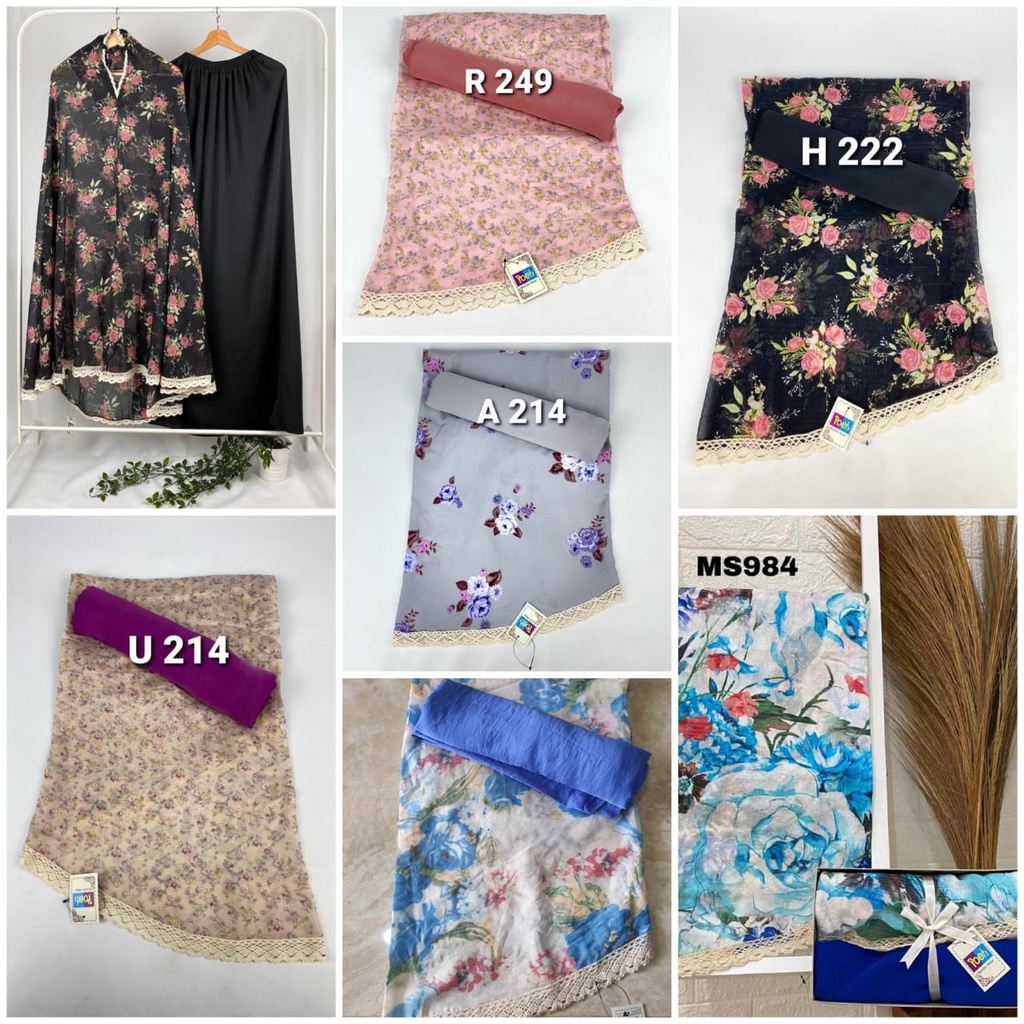 Mukena poeti silky original mukenah dewasa poety poeh travel polos motif murah grosir distributor