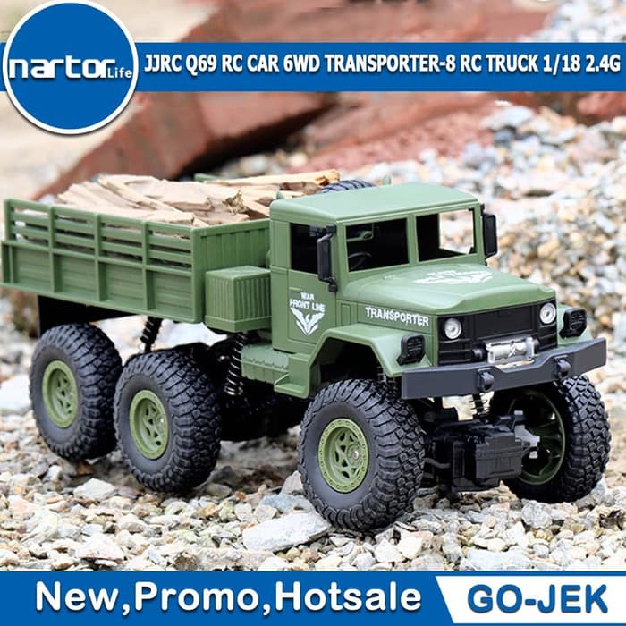 JJRC Q69 RC CAR 6WD TRANSPORTER-8 RC TRUCK 1 18 2.4G