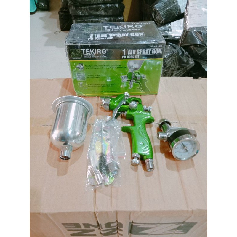 Jual spray gun tekiro K350 Kit HVLPspray gun tekirospray gun hvlp