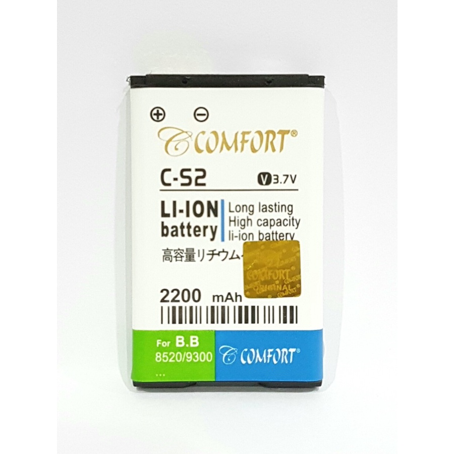 Baterai C-S2 COMFORT Double Power for Blackberry Gemini BB 8520 / 9300