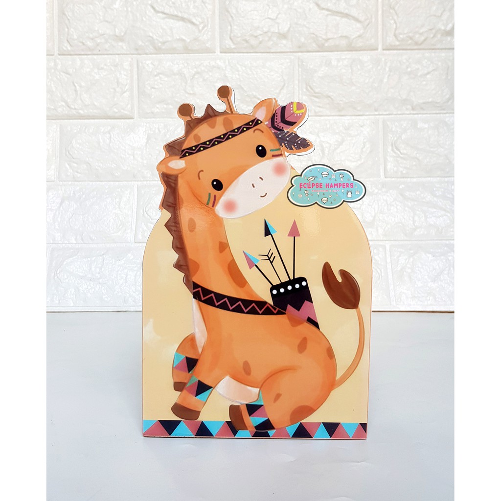 

Pencil Case / Tempat Pensil / Kotak Pensil / Kotak Alat Tulis Sekolah Anak MDF Giraffe