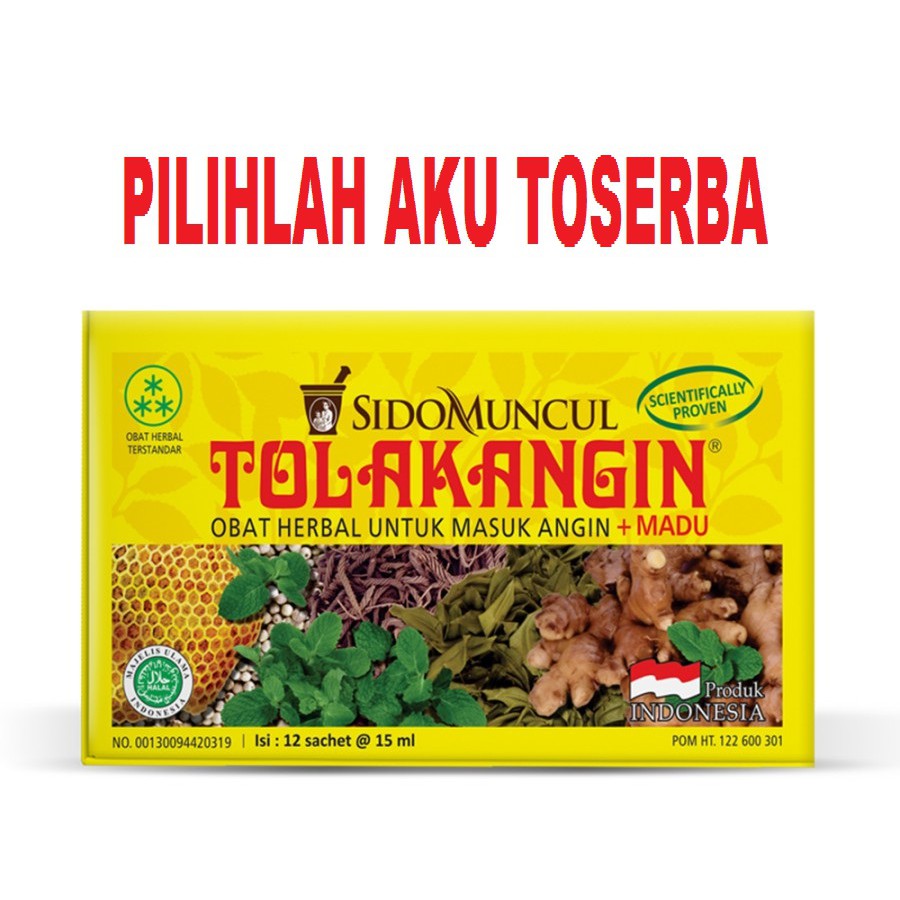 TOLAK ANGIN CAIR SIDOMUNCUL ISI 12 SACHET - ( HARGA 1 BOX )