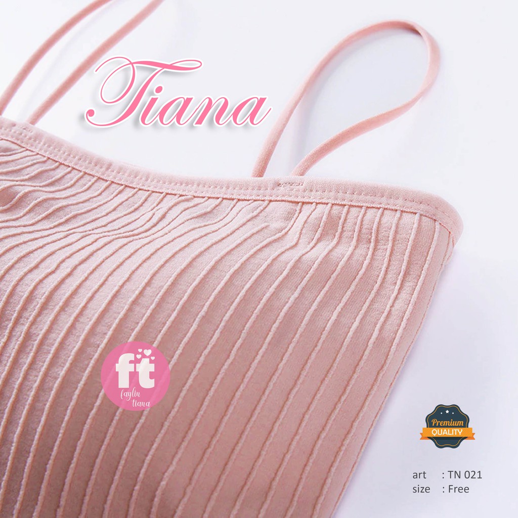 TIANA | Bra Kemben Seamless Ada Busa / Atasan Rajut Busa / art TN 021