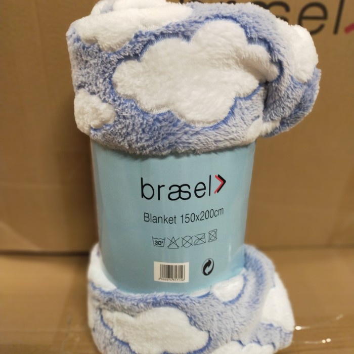 Selimut Brasel Blanket 150X200Cm Original - Awan Cloudy Murah