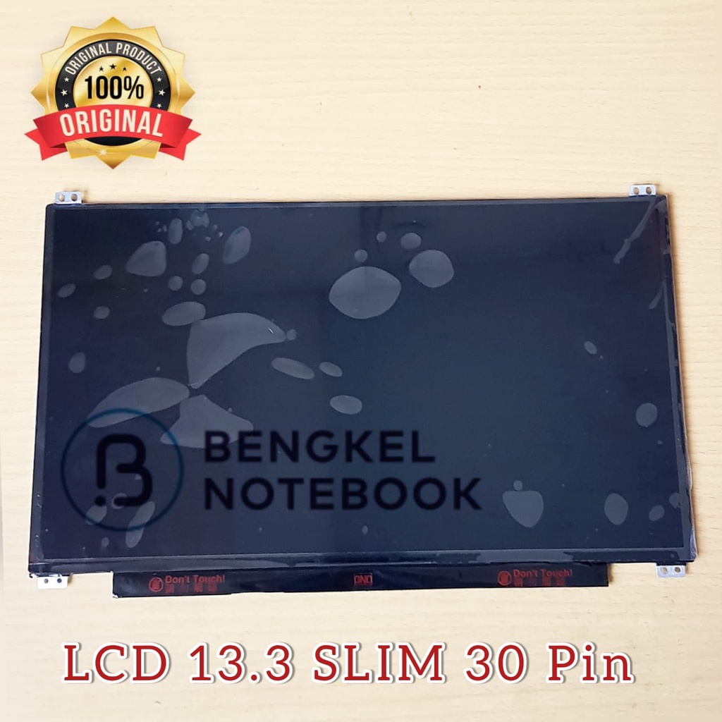 LCD LED 13.3 SLIM 30Pin Kuping Atas Bawah LP133WF2 SPL6 LP133WF2 SPL4 FHD 1920*1080 30Pin Soket Kanan