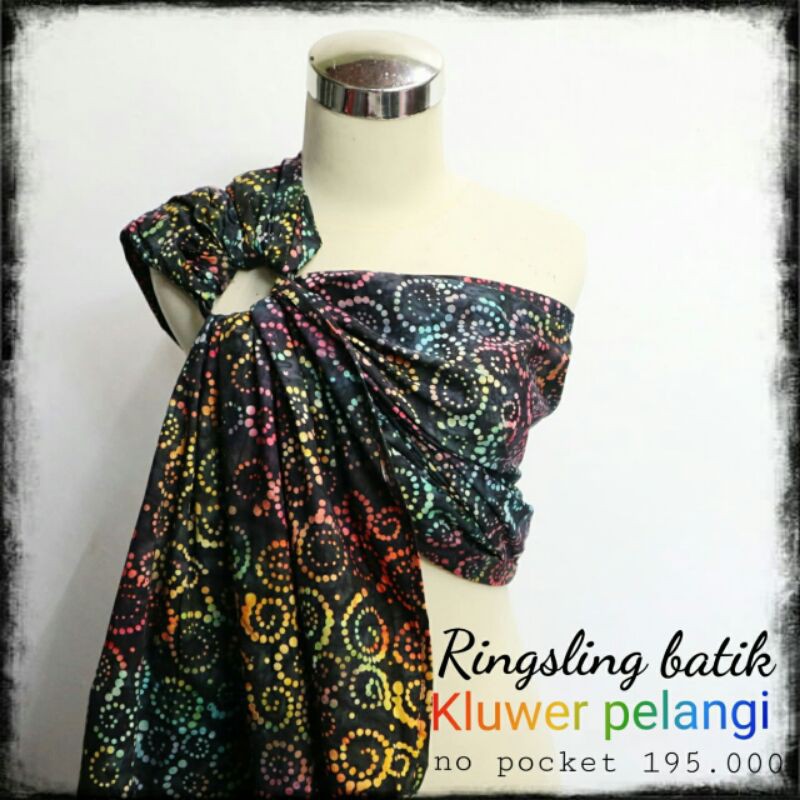 Ringsling Batik Bali Pelangi N_unik
