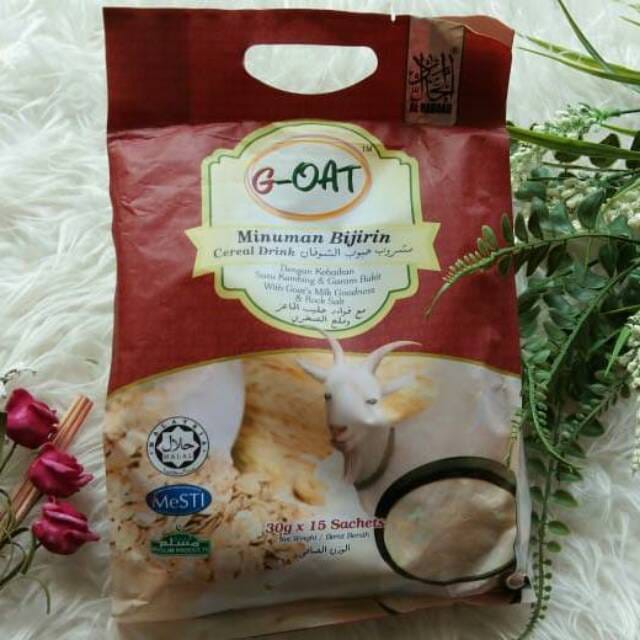 

Susu Kambing + Oat // Alhaddad G-Oat // Minuman Sereal
