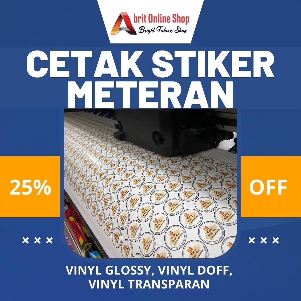 Jual CETAK STIKER VINYL METERAN | CETAK STIKER CUSTOM | CETAK STIKER ...