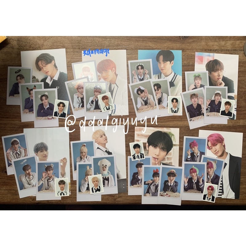 Ateez 2nd Fankit Atiny Polaroid Postcard ID Photo