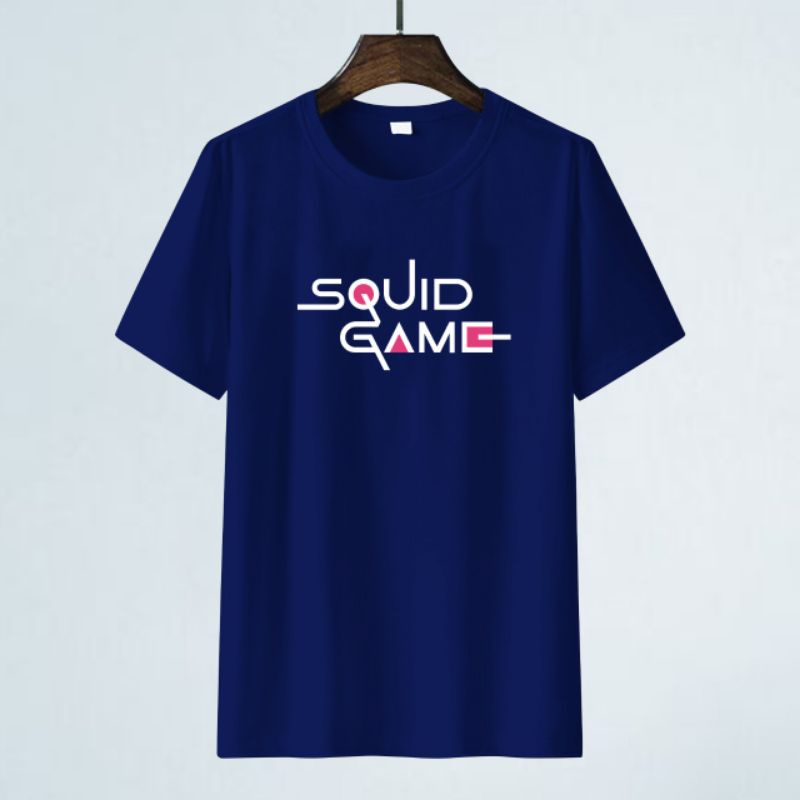 kaos oblong pria wanita sguid game sablon dtf M L XL XXL