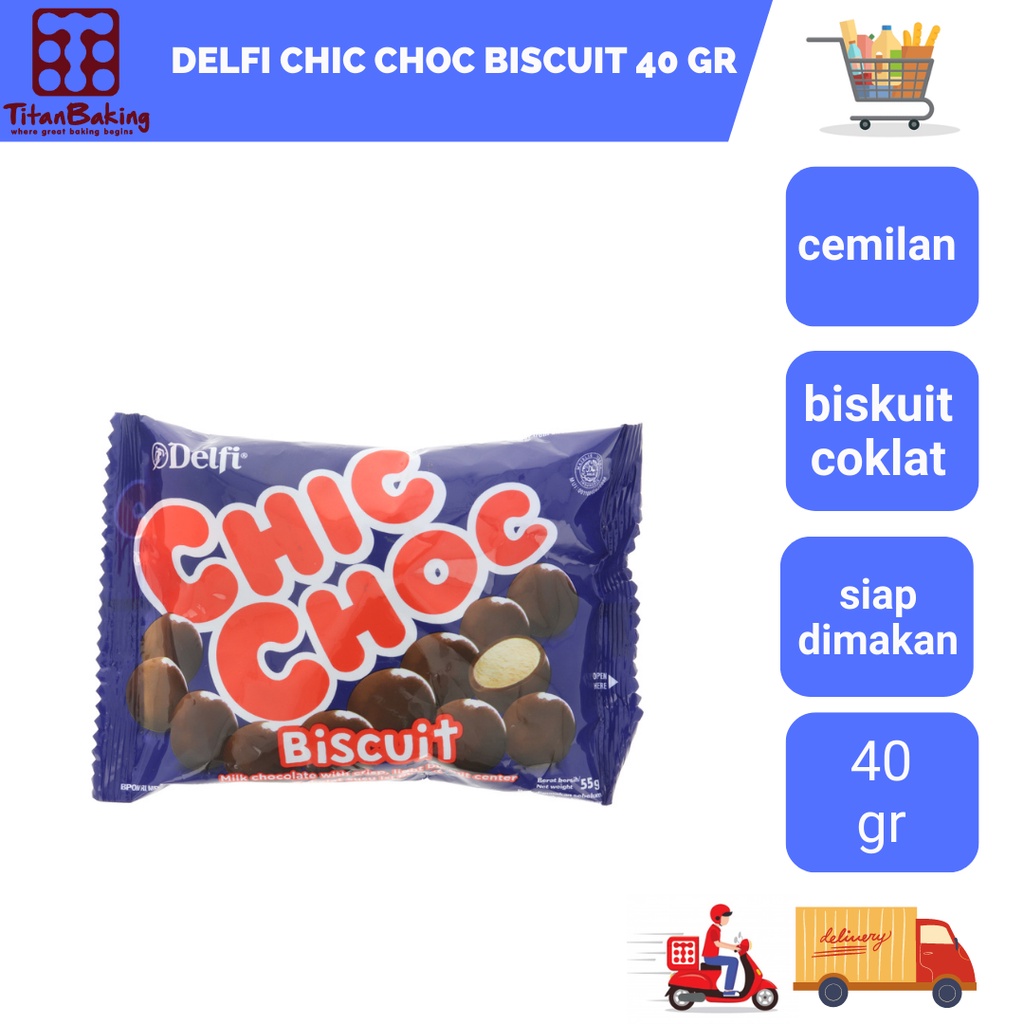 

Delfi Chic Choc Biscuit 40gr