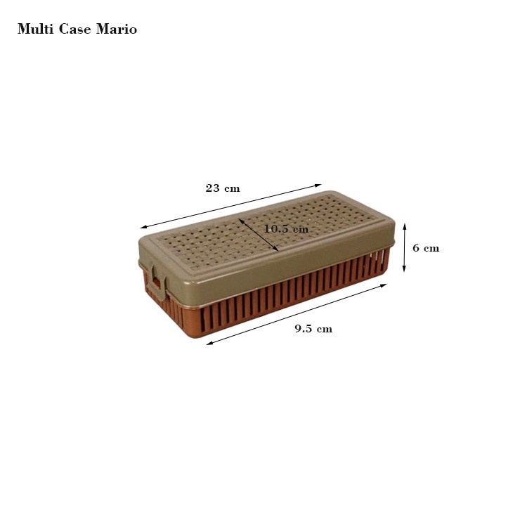 Multicase Mario / Kotak Serbaguna Kecil / Wadah Sabun / Tempat Pensil / Tempat Sendok / Multi Case