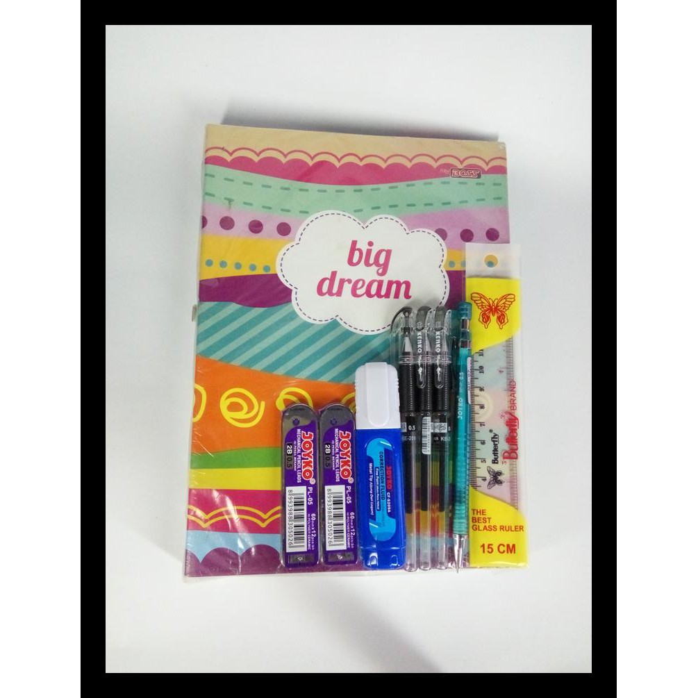 

STOK BARU PAKET ALAT TULIS SMP SIAP SEKOLAH 2 PAKET ALAT TULIS MURAH