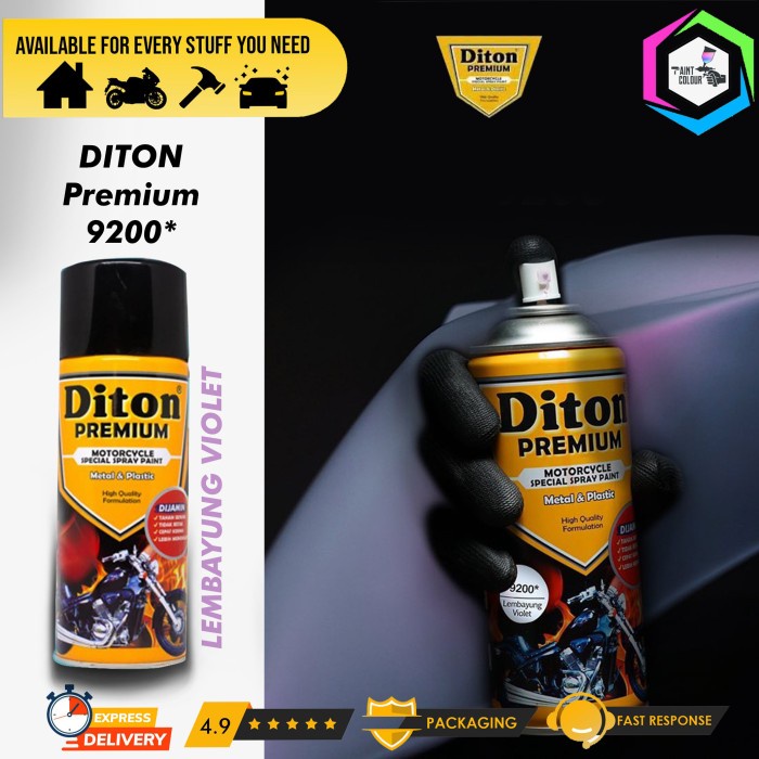 DITON PREMIUM LEMBAYUNG VIOLET 9200* Cat Semprot /Pylox/Samurai/Helm