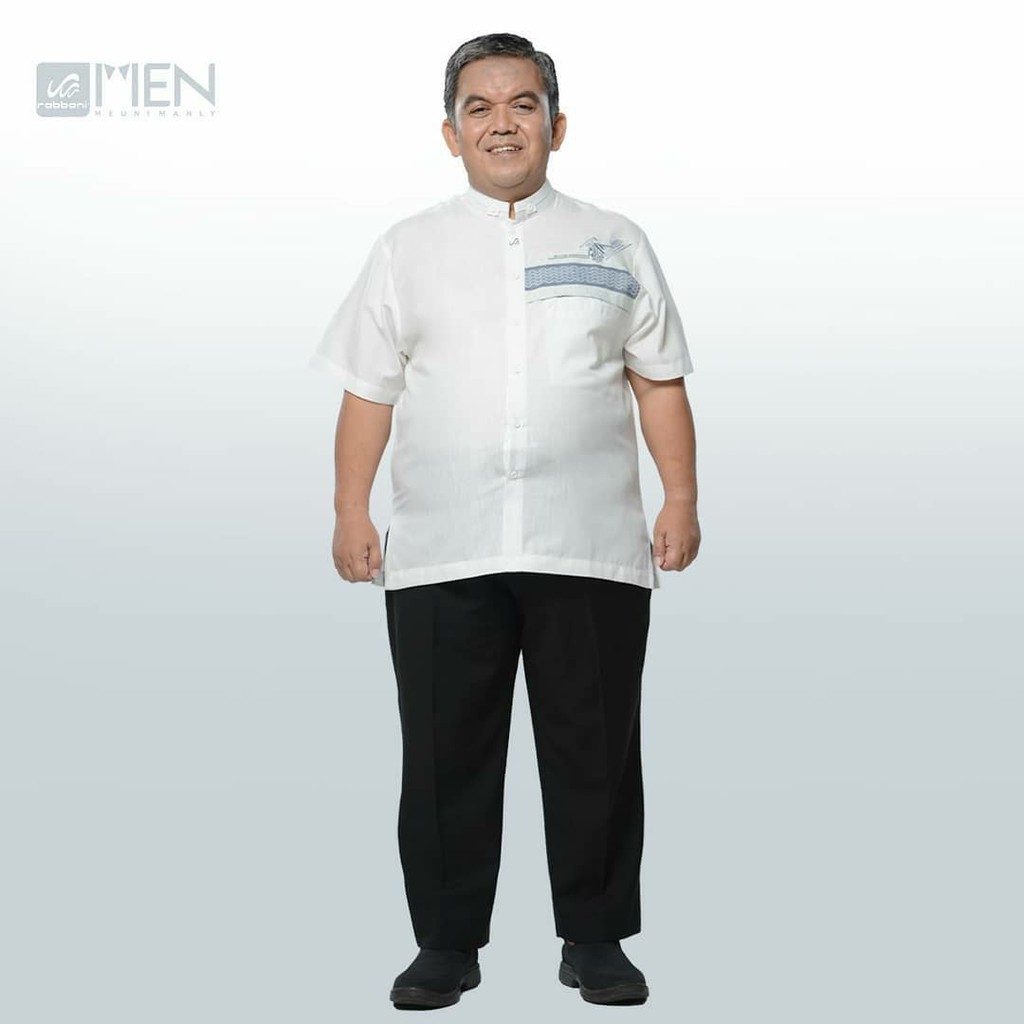 Rabbani - Kemeja Koko Lengan Pendek Musyafa - Size Jumbo