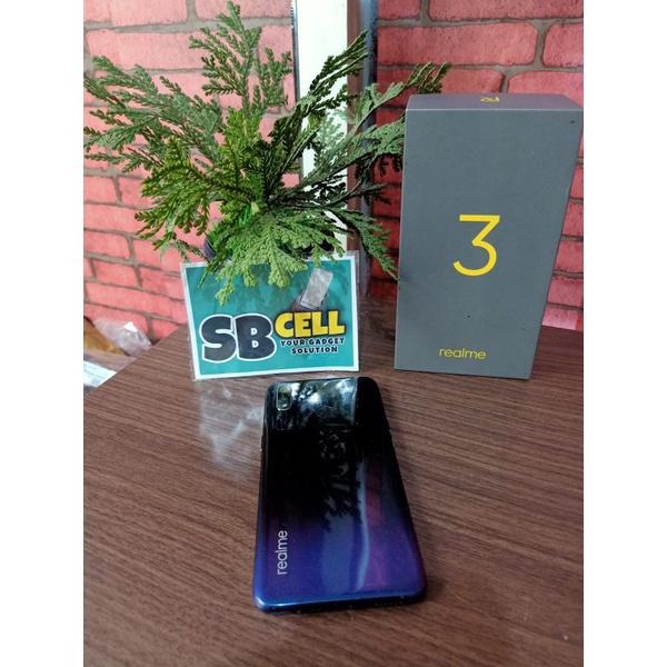 Jual REALME 3 4/64GB SECOND/BEKAS FULLSET ORIGINAL | Shopee Indonesia