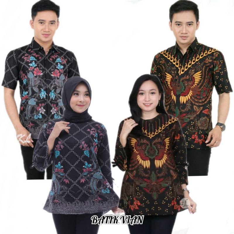 couple batik sarimbit ,atasan batik modern
