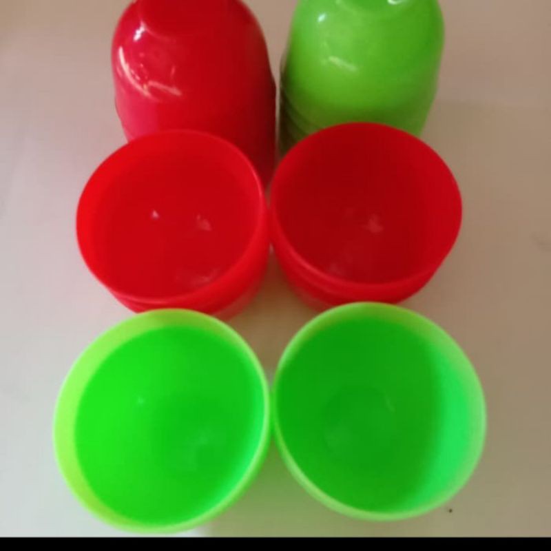 Cetakan kue talam/Kue mangkok/Apem plastik bagus/12pcs
