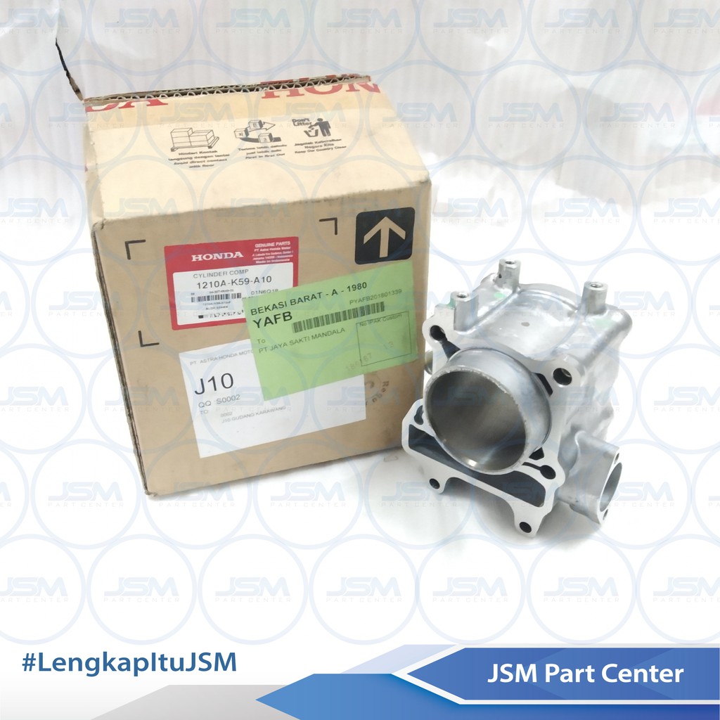 BLOK PISTON SEHER VARIO 150 VARIO150 THN 2015-2017 GENERASI PERTAMA 1210A-K59-A10 12100-K36-T00 ORI