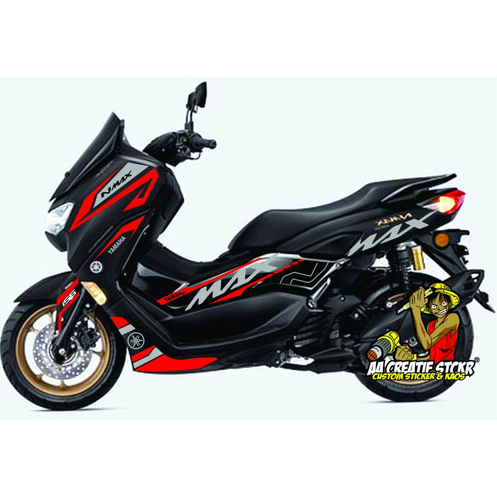 Cutting Sticker Yamaha Nmax 2020 Custom 01 Shopee Indonesia