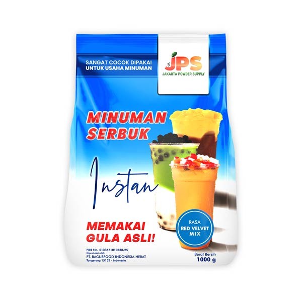 

Lainnya-Minuman-Bubuk- Jps Red Velvet Mix (Bubuk Minuman Dan Makanan) 1Kg -Bubuk-Minuman-Lainnya.
