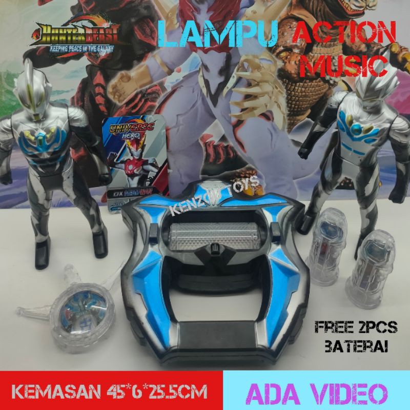 Senjata Ultramen Set 2pcs Figur Plus Acesoris