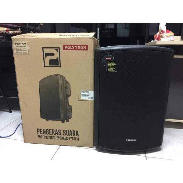 SPEAKER PORTABLE POLYTRON PAS PRO15F3 SPEAKER KARAOKE MEETING ACARA OUTDOOR PAS PRO 15F3