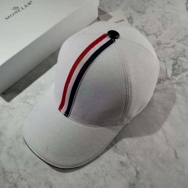 Moncler Web Baseball Caps / Topi Pria Wanita / Super Mirror Quality