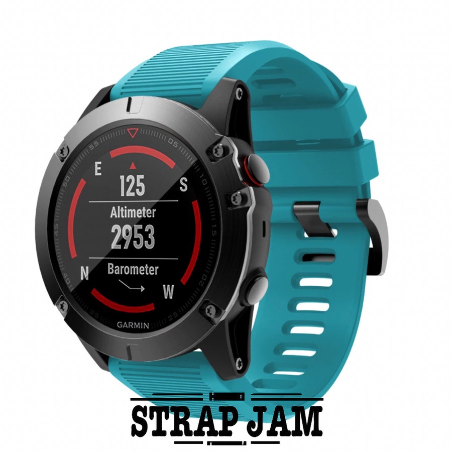 MD2 Tali Jam Tangan Garmin Fenix 7X 51mm - Strap Qucik Fit 26mm Rubber Silikon